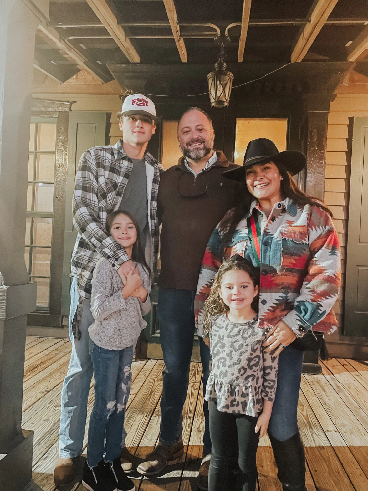 The Glover family in Arlington, Tennessee